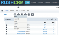 Rushcrm:CRM系统是如何自定义首页视图
