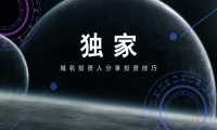 域名成本仅24元，投资人净赚小六位，分享独家投资技巧
