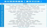 “春节不打烊” 442个城市将政务服务搬上支付宝