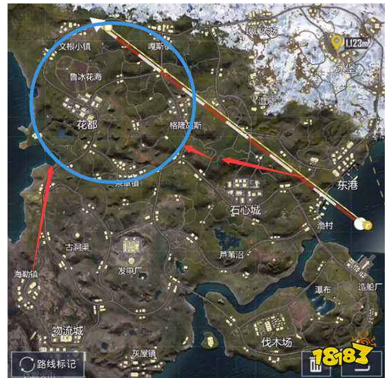 绝地求生跑毒圈
