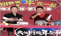 央视网络年货节 撒贝宁和薇娅躺倒直播间