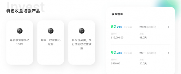 Amber App全新结构化投资产品——收益增强投资功能