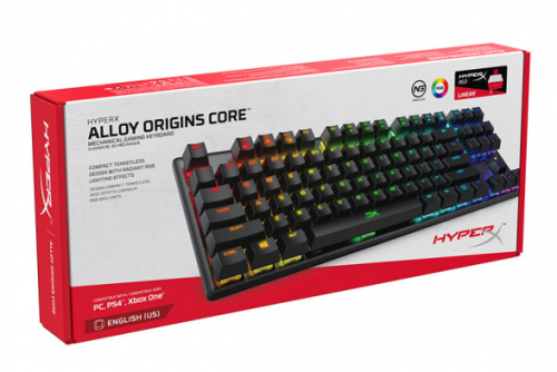 87键稳准狠 HyperX起源竞技版RGB游戏机械键盘