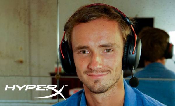 HyperX签约职业网球选手Daniil Medvedev为品牌形象大使