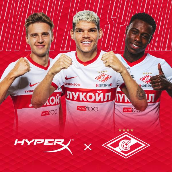 HyperX签约赞助莫斯科斯巴达克足球俱乐部