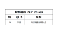 汉王友基入选国家级专精特新“小巨人”企业之列