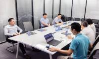 青岛全球财富中心开发建设有限公司党委书记来积木易搭交流