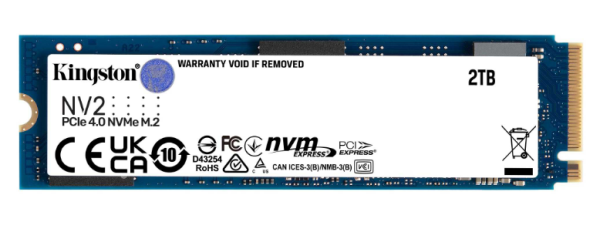 主流PCIe4.0固态新选择 金士顿NV2固态硬盘