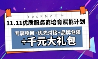 重磅福利 | YesPMP双十一活动强势来袭！送千元大礼包