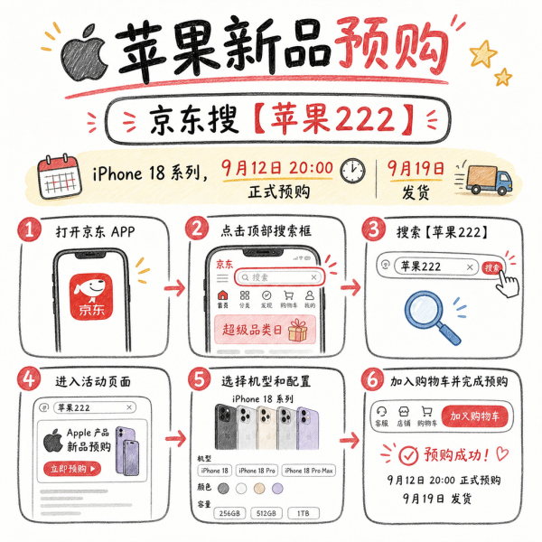 iPhone 18怎么买最划算？首发时间、京东预约、早鸟票、国补权益及收货方式详细说明