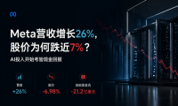 Meta营收增长26%，股价为何反跌近7%？BiyaPay行情观察：AI投入开始考验现金回报